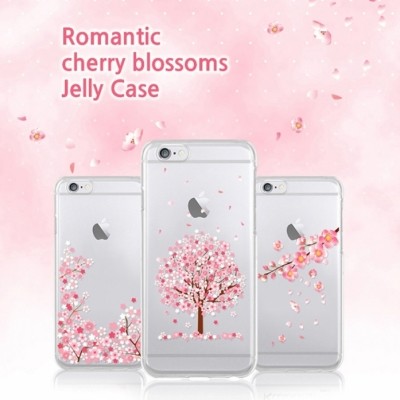 로맨틱 블로썸 투명 젤리 케이스  (갤럭시 아이폰 LG 120기종), 2만원이상 무료배송, 사은품증정, 당일발송, 스몬맨, 