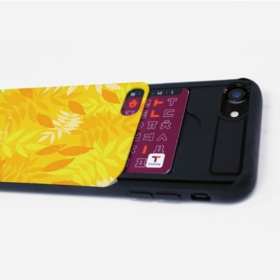 컬러 리프 슬라이드 카드범퍼 케이스 (갤럭시 아이폰 LG 40기종), 2만원이상 무료배송, 사은품증정, 당일발송, 바니, 