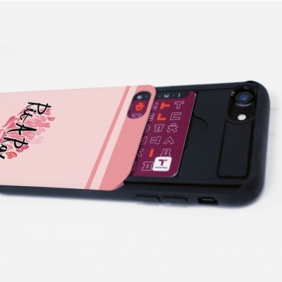 바니 캘리 슬라이드 카드범퍼 케이스 (갤럭시 아이폰 LG 40기종), 2만원이상 무료배송, 사은품증정, 당일발송, 바니, 
