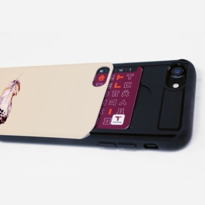러블리페더 슬라이드 카드범퍼 케이스 (갤럭시 아이폰 LG 40기종), 2만원이상 무료배송, 사은품증정, 당일발송, 바니, 