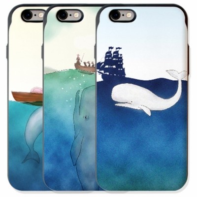 바다 고래 슬라이드 카드범퍼 케이스 (갤럭시 아이폰 LG 40기종), 2만원이상 무료배송, 사은품증정, 당일발송, 바니, 