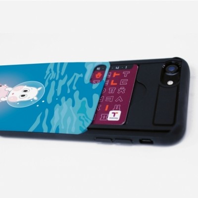 하모의 여름 슬라이드 카드범퍼 케이스 (갤럭시 아이폰 LG 40기종), 2만원이상 무료배송, 사은품증정, 당일발송, 바니, 