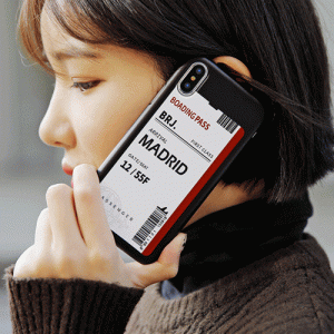 에어플레인 티켓 하드 케이스 (갤럭시 아이폰 LG 90기종)