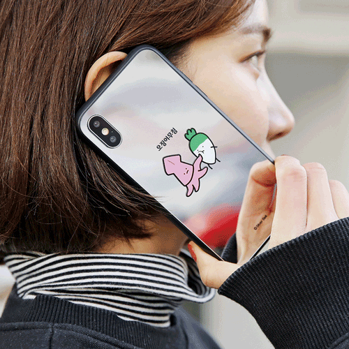 실버벨 귀염뽀짝 시즌6 미러 범퍼 케이스 (갤럭시 아이폰 LG 80기종), , 코지, 