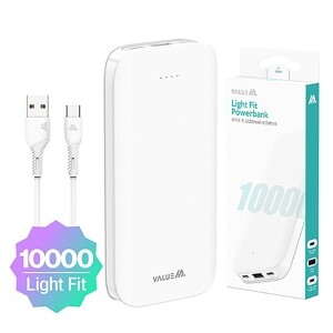 라이트핏 보조배터리(10,000mAh)(C타입케이블포함)