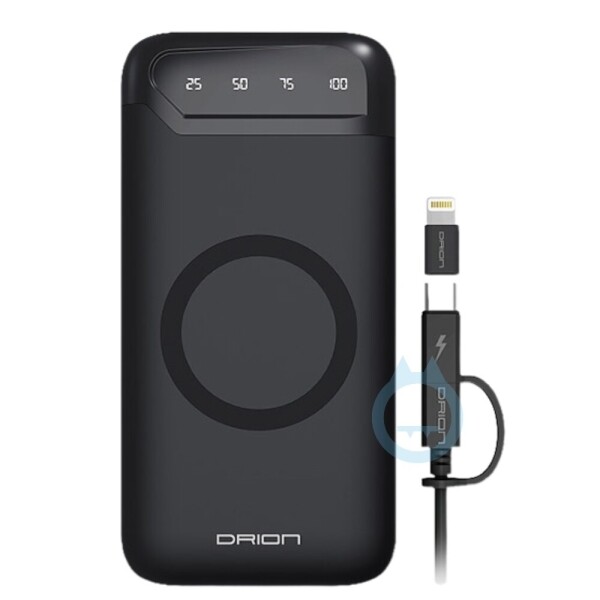 무선충전 보조배터리(20000mAh)(C타입 케이블+8핀 젠더), 2만원이상 무료배송, 사은품증정, 당일발송, 스피디, 