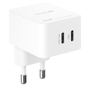 스퀘어 25W(PD3.0+PD3.0) 2포트 PPS 초고속 분리형 충전기(케이블 미포함)