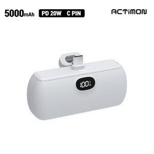 PD20W 고속 도킹형 LCD 보조배터리 C타입 5000mAh